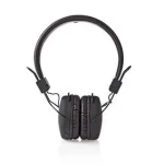 Nedis Bezdrátová sluchátka on-ear černá / mikrofon / Bluetooth 5.0 / micro-USB / ovládání stiskem (HPBT1100BK)