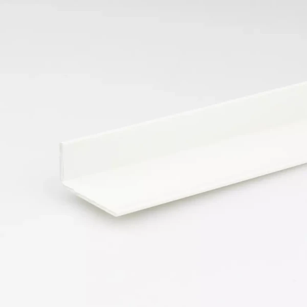 Profil uholníkový PVC bily lesk 20x25x1000