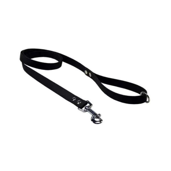 Huhubamboo Popruhové vodítko černá / Vodítko pro psy / 150cm (352785)