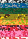 Konges Sløjd Voskovky Confetti Bunny – 8 ks, růžová barva, vosk
