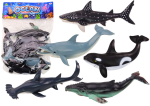 Mamido Sada figurek největších mořských zvířat: kosatka, velryba, žralok 6 ks