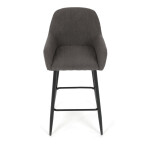 Barová židle, šedá, látka,AUB-V4009 GREY6