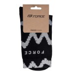 Ponožky FORCE ENDURE, černo-šedé (barva černo-šedá, velikost S/M)