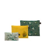 Taštičky na zip 3 ks LOQI VAN GOGH MUSEUM The Bedroom, Sunflowers, Almond Blossom