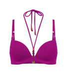 SUMMER SUNSET – Push-up podprsenka s lurexem a srdcovým výstřihem Triumph RASPBERRY JUICE 38D