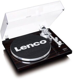 Lenco LBT-188 hnědá / Gramofon / 33 45 RPM / USB / BT / RCA / předzesilovač (LBT188PINE)