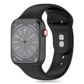 Tech-Protect Silicone Strap pro Apple Watch 42/44/45/49 mm černá / Řemínek / silikonový