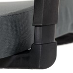Kancelářská židle, potah šedá látka a černá síťovina MESH, houpací mech.