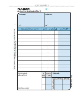 Paragon, A6, 2 × 50 listů, číslovaný