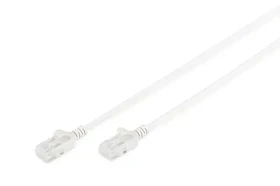 Digitus Cat6 Slim šedý / Patch kabel / U/UTP / 1 m / LSZH (DK-1617-010S)