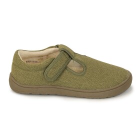 Papuče chlapecké barefoot KIRBY KHAKI, Protetika, zelená - 21