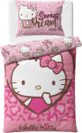 Dětské povlečení Hello Kitty Růžová Pohádka