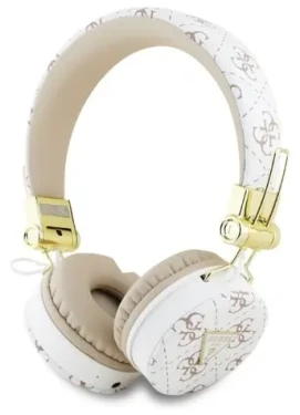 Guess GUBH70E4PTMH 4G Triangle bílá / Sluchátka / On-ear / Bluetooth / ENC (GUBH70E4PTMH)