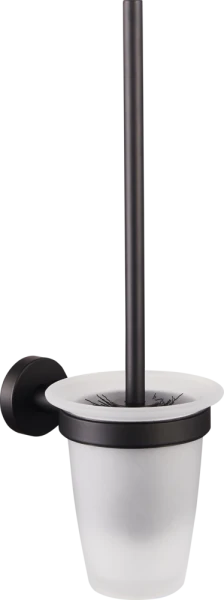 JB Sanitary WC štětka sklo, černá KB15 01