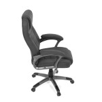 Kancelářské křeslo, houpací mechanismus, černá látka, KA-C713 BK2