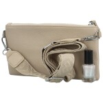 Stylová malá crossbody kabelka Perlla new, béžová