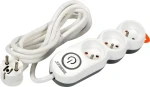 Sthor Prodlužovací kabel 3 zásuvky / Prodlužovací kabel / 3 m / 3500 W / vypínač / uzemněný (TO-72351)