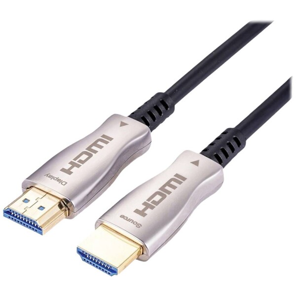 Value HDMI kabel Zástrčka HDMI-A, Zástrčka HDMI-A 30.00 m černá 14.99.3481 4K UHD HDMI kabel