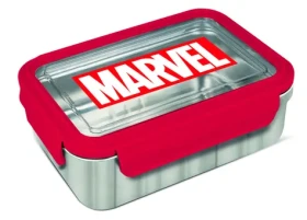 STOR Box na svačinu Marvel / Nerezový / Silikonové těsnění / 1020 ml (ST03900EPM)