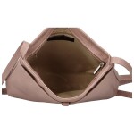 Trendy dámská malá kožená crossbody Simona, tělová