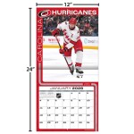 JF Turner Kalendář Carolina Hurricanes NHL 2026 Wall Calendar