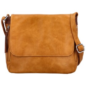 Stylová dámská crossbody Metagga, žlutá
