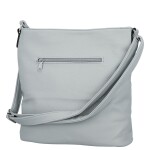 Trendy dámská koženková crossbody kabelka Lima, světle modrá