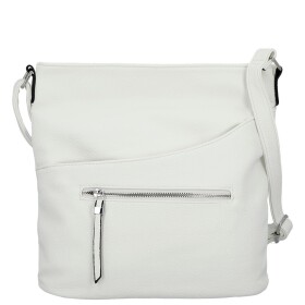 Trendy dámská koženková crossbody kabelka Lima, bílá