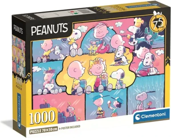 CLEMENTONI Puzzle Peanuts: Snoopy a přátelé
