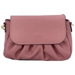 Luxusní dámská kožená crossbody Alka, starorůžová