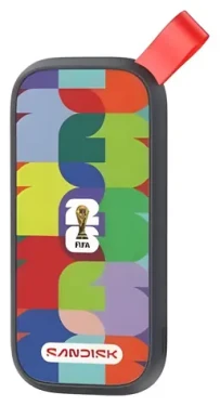 SanDisk Portable SSD FIFA World Cup 2026 1TB / Externí SSD / čtení: 800 MB/s / USB Type-C (SDSSDE30F-1T00-G25)