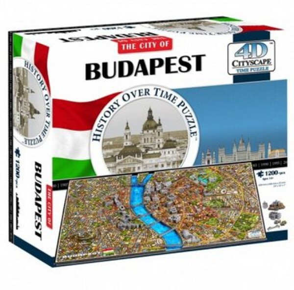 4D Cityscape 4D puzzle Budapešť 1265 ks