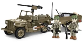 COBI 3132 II WW Willys MB s přívěsem, 1:35, 200 k, 2 f