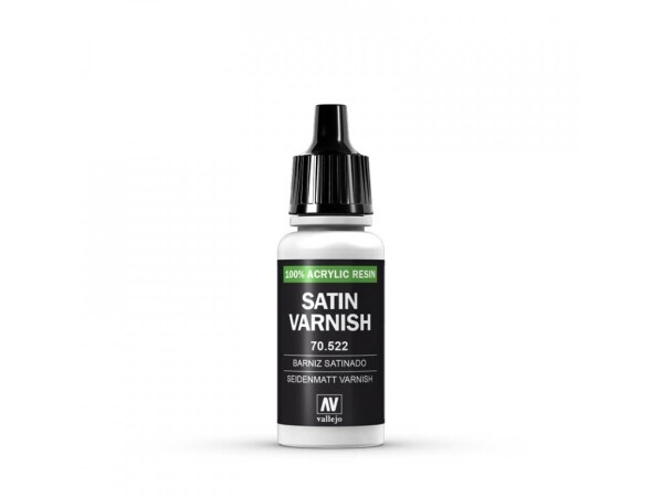 Vallejo 70522 Permanent Satin Varnish (18 ml)