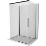 MEXEN/S - Rox-3S sprchový kout 3 stěnný , posuvný 120 x 95, transparent, černá 8C2-120-095-70-00-3S