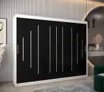 Šatní skříň Abi Y0 Barva korpusu: Dub artisan, Rozměry: 120 cm, Dveře: Černá