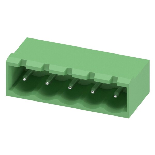 Soket pro šroubovací svorkovnice, terminálový konektor 5mm - 5Pin, Samec do DPS