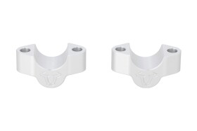 Zvýšení řídítek H 20 mm. stříbrné Triumph Tiger 900 GT/Rally Pro.