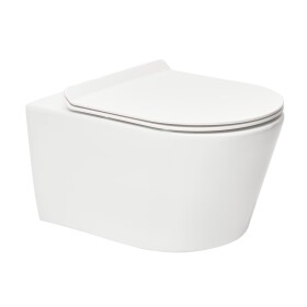 WC závěsné SAT Brevis včetně prkénka softclose, zadní odpad SATBRE011RREXP SATBRE011RREXP