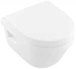 VILLEROY & BOCH - Architectura Závěsné WC Compact se se dátkem SoftClosing, DirectFlush, CeramicPlus, alpská bílá 4687HRR1