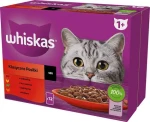 Whiskas 1+ Adult klasický výběr v omáčce 12 x 85 g