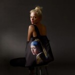 Skládací nákupní taška LOQI JOHANNES VERMEER Girl with Pearl Earring