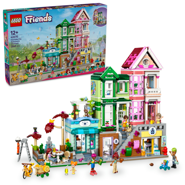LEGO LEGO® Friends 42670 Apartmány a obchody v městečku Heartlake