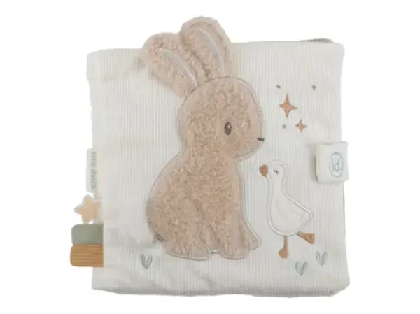 Little Dutch Textilní knížka s aktivitami Newborn Naturals