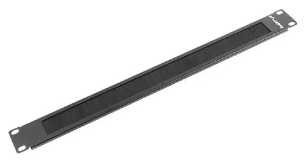 Lanberg AK-1101-B černá / Kartáčový panel / 19" / 1U / 482,6x44,2x8,5 mm (AK-1101-B)