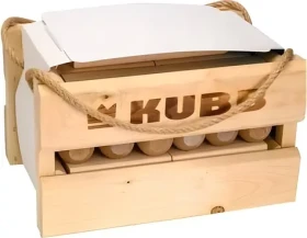 TACTIC Vikingská hra Kubb v dřevěné krabici