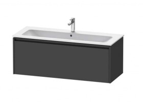 DURAVIT - Ketho.2 Umyvadlová skříňka 44x121x48 cm, 1 zásuvka, grafit mat K25065049490000
