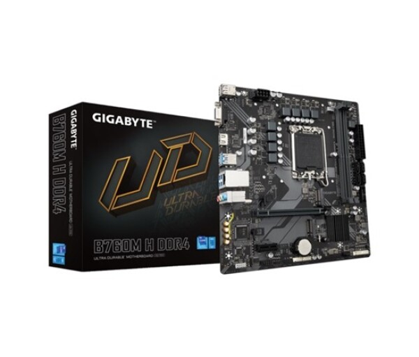 GIGABYTE MB Sc LGA1700 B760M H DDR4, Intel B760, 2xDDR4, 1xHDMI, 1xVGA, mATX EDF_524803