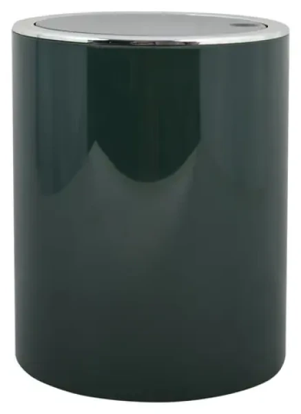 MSV KAMAKA tmavě zelená / Odpadkový koš / Výklopný / ABS plast / 6 l
