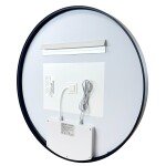 Mereo Zrcadlo kulaté pr. 80 cm, LED osvětlení a odmlžování CN165